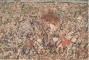 Bernard van orley The Battle of Pavia tapestry, Sweden oil painting artist